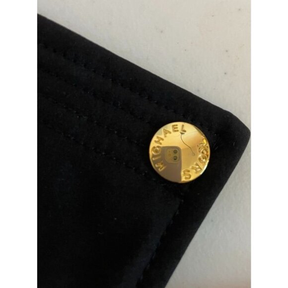 Michael Kors Women's Black Belted Asymmetrical Zipper Coat 2X fleece lined - Picture 7 of 10